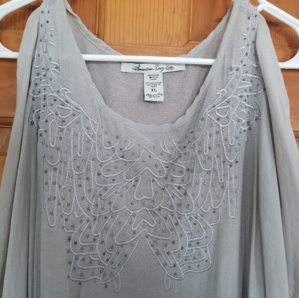 American Rag Split Sleeve Blouse